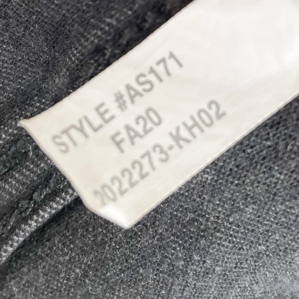 J. Crew Vintage Straight Jean with Cut Hem in Asphalt Wash Black AS171 Size 26